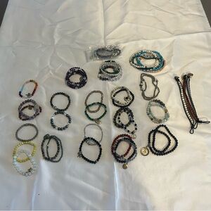 Assorted Women’s Crystal Beaded Bracelets